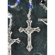 Rosary Beads Dark Sapphire 6mm Deluxe Box