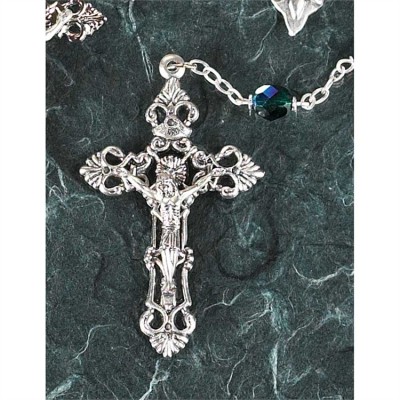 Rosary Beads Emerald Romangna 6mm Deluxe Box - 714611089001 - 32-0804 Rosary Beads Emerald Romangna 6mm Deluxe Box - 714611089001 - 32-0804