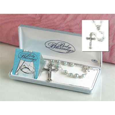 Rosary Beads My First Rosary Blue Pearls - 714611164692 - 32-0751