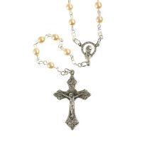 Rosary Beads Pearl 5mm Deluxe Box