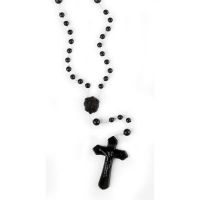 Rosary Cross/Black Pack of 4