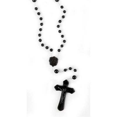 Rosary Cross/Black Pack of 4 - 603799016124 - J-316