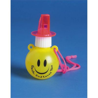 Smile Bubbles/Whistle Pack of 24 - 603799295833 - N-500