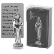 Tabletop Figurine 3.5 Inch Pewter Madonna