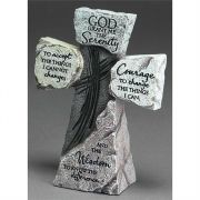 Tabletop Plaque 5 Inch Cross Pack of 3