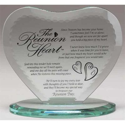 Tabletop Plaque Heart Reunion Heart - 603799219815 - CMG-604