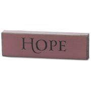 Tabletop Sign 6 Inch Hope Pack of 4