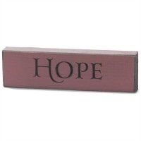 4pk -Tabletop Sign 6 Inch Hope Pack of 4