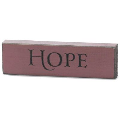 Tabletop Sign 6 Inch Hope Pack of 4 - 603799514514 - HWH0678
