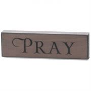 Tabletop Sign 6 Inch Pray Pack of 4