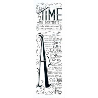 Time For Everything Ecclesiastes 3:1-8 Wall Plaque - 603799229364 - PLK618-186