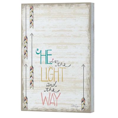 Wall Plaque He Is The Light And the way Lorilynn Simms (Pack of 2) - 603799006088 - PLKWW-4