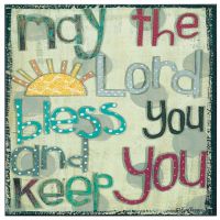 Wall Plaque MDF May the Lord Bless & Keep You