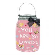Wall Plaque -Paper/Metal 7.5"you Are So Loved (Pack of 2)