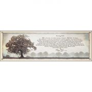 Willow Tree Plaque MDF Living Life by Bonnie L Mohr 12x36