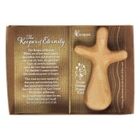Wood Keeper Of Eternity Hand Held Children's Cross (Pack of 3)