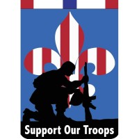 2pk -Flag Support Our Troops Polyester 29x42 - (Pack of 2)