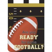 2pk -Flag Football Black Gold Polyester 29x42 - (Pack of 2)