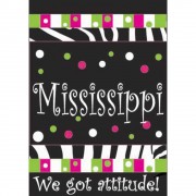 2pk -Flag Mississippi We Got Attitude 29x42 - (Pack of 2)