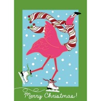 2pk -Flag Flamingos Polyester 29x42 - (Pack of 2)