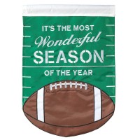 2pk -Flag Wonderful Season Football 29x42 - (Pack of 2)