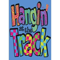 2pk -Flag Hangin At The Track 29x42 - (Pack of 2)
