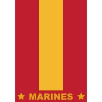 2pk -Flag Thin Line Marines Polyester 29x42 - (Pack of 2)