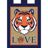 2pk -Flag Love Orange Blue Polyester 29x42 - (Pack of 2)