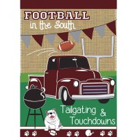 2pk -Flag Football Tailgating Bulldog 29x42 - (Pack of 2)