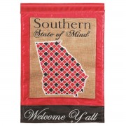 2pk -Flag Southern State Georgia 29x42 - (Pack of 2) 2pk -Flag Southern State Georgia 29x42 - (Pack of 2)