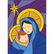 2pk -Flag Madonna Polyester 29x42 - (Pack of 2) 2pk -Flag Madonna Polyester 29x42 - (Pack of 2)