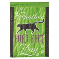 2pk -Flag Another Purr-Fect Day 29x42 - (Pack of 2)