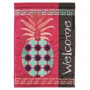 2pk -Flag Pineapple Welcome Polyester 29x42 - (Pack of 2) 2pk -Flag Pineapple Welcome Polyester 29x42 - (Pack of 2)