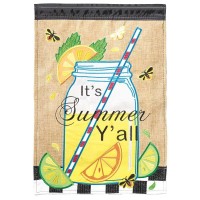 2pk -Flag Its Summer Yall Polyester 13x18 - (Pack of 2)