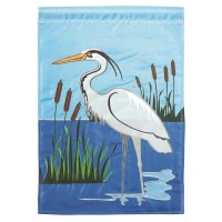 2pk -Flag Heron 13x18 - (Pack of 2)