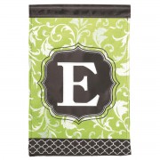 2pk -Flag Monogram-E Green Black 13x18 - (Pack of 2) 2pk -Flag Monogram-E Green Black 13x18 - (Pack of 2)