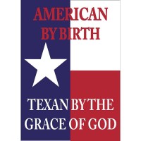 2pk -Flag Texan By Grace Of God 13x18 - (Pack of 2)