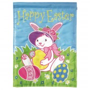 2pk -Flag Happy Easter Bunny Bonnet 13x18 - (Pack of 2)