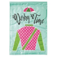 2pk -Flag Derby Time Polyester 13x18 - (Pack of 2)