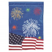 2pk -Flag Celebration Polyester 13x18 - (Pack of 2)