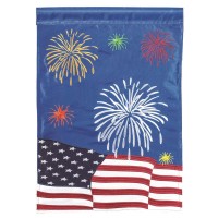2pk -Flag Celebration Polyester 13x18 - (Pack of 2)