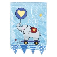 2pk -Flag Its A Boy Polyester 13x18 - (Pack of 2)