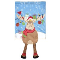 2pk -Crazy Leg Reindeer Welcome - (Pack of 2)