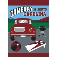 2pk -Flag Gameday South Carolina Garnet 13x18 - (Pack of 2)