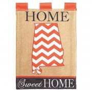 2pk -Flag Orange Blue Home Sweet 13x18 - (Pack of 2) 2pk -Flag Orange Blue Home Sweet 13x18 - (Pack of 2)