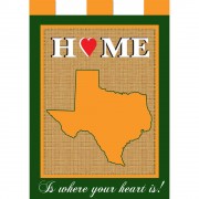 2pk -Flag Texas Home Green Gold 13x18 - (Pack of 2) 2pk -Flag Texas Home Green Gold 13x18 - (Pack of 2)