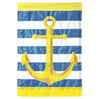 2pk -Flag Anchor Polyester 13x18 - (Pack of 2)