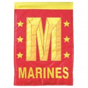 2pk -Flag Marines Polyester 13x18 - (Pack of 2) 2pk -Flag Marines Polyester 13x18 - (Pack of 2)