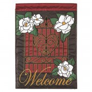 2pk -Flag Plantation Magnolia Polyester 13x18 - (Pack of 2) 2pk -Flag Plantation Magnolia Polyester 13x18 - (Pack of 2)