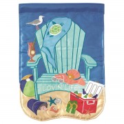2pk -Flag Beach Chair Lovin Life 13x18 - (Pack of 2) 2pk -Flag Beach Chair Lovin Life 13x18 - (Pack of 2)